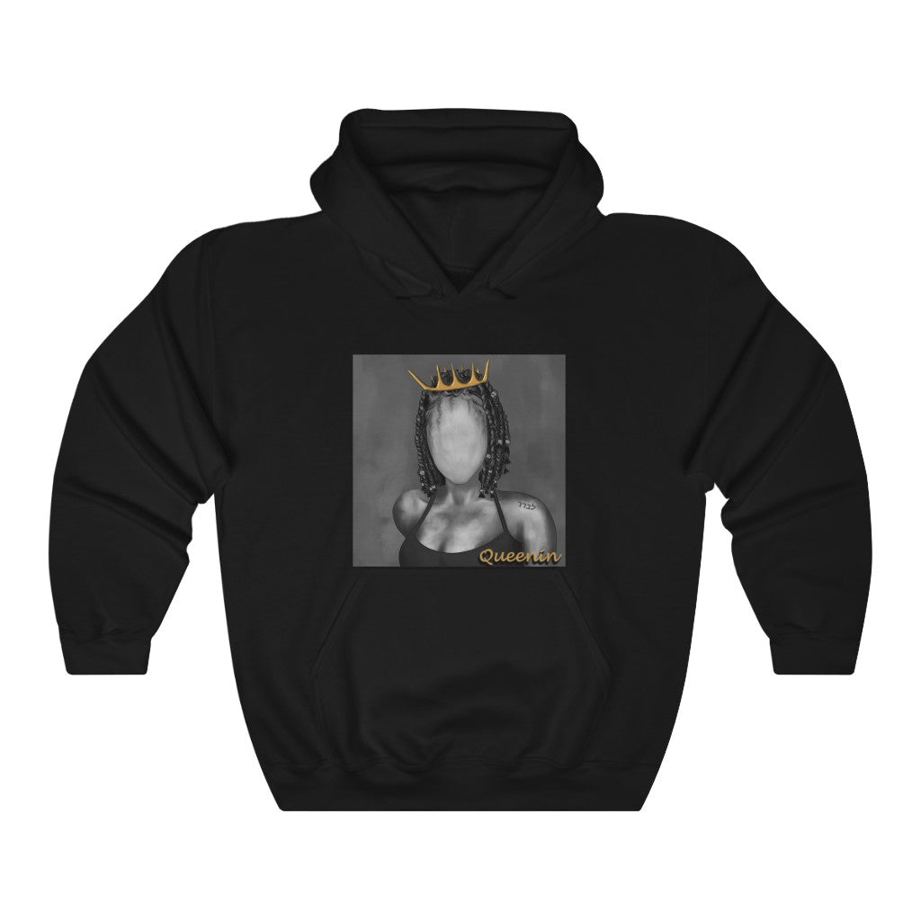 " Queenin" Adults Unisex Heavy Blend™ Hooded Sweatshirt