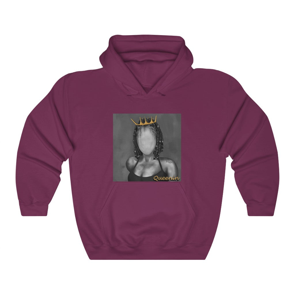 " Queenin" Adults Unisex Heavy Blend™ Hooded Sweatshirt